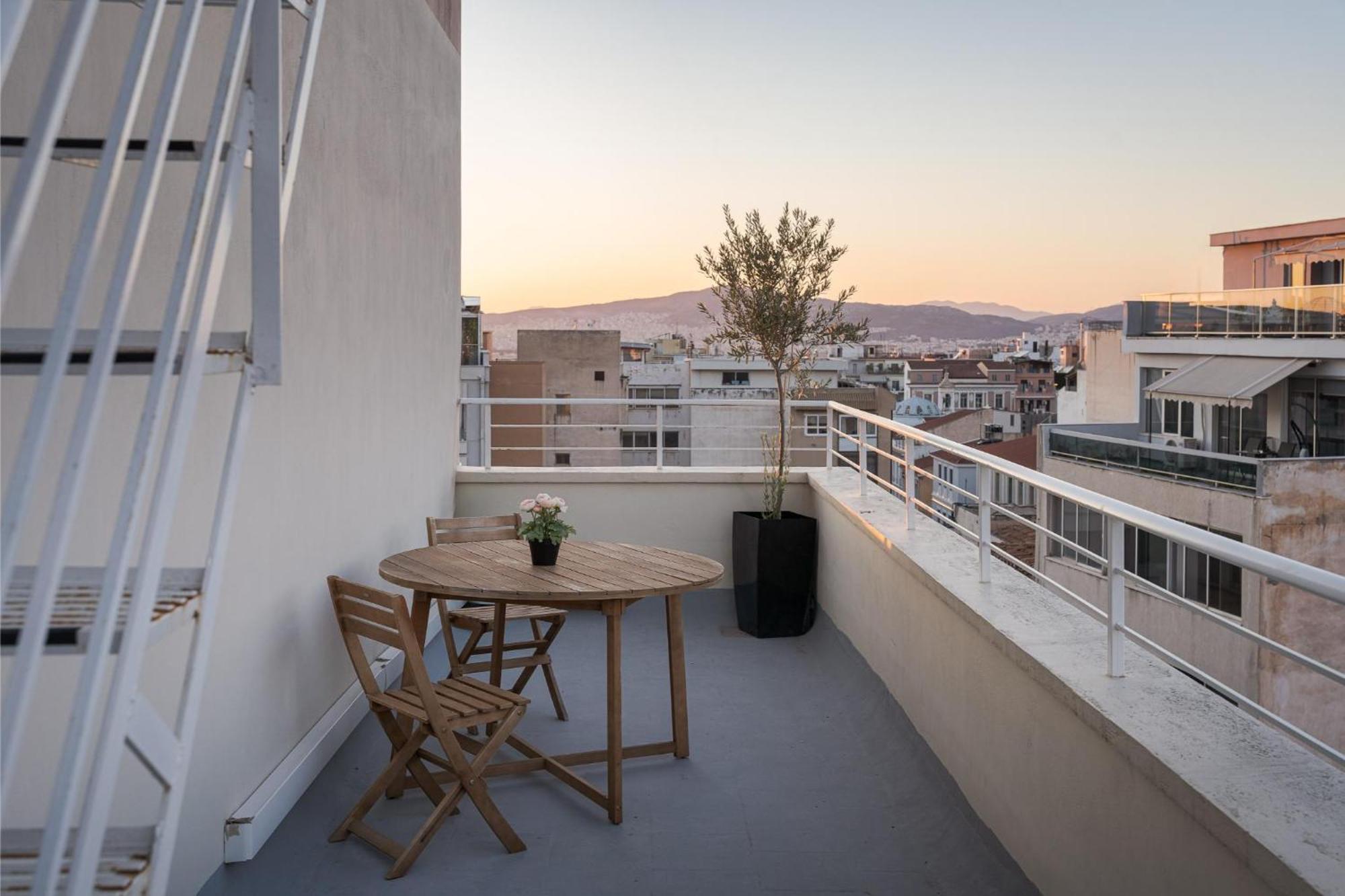 Ferienwohnung Syntagma Unique Penthouse Athen Exterior foto